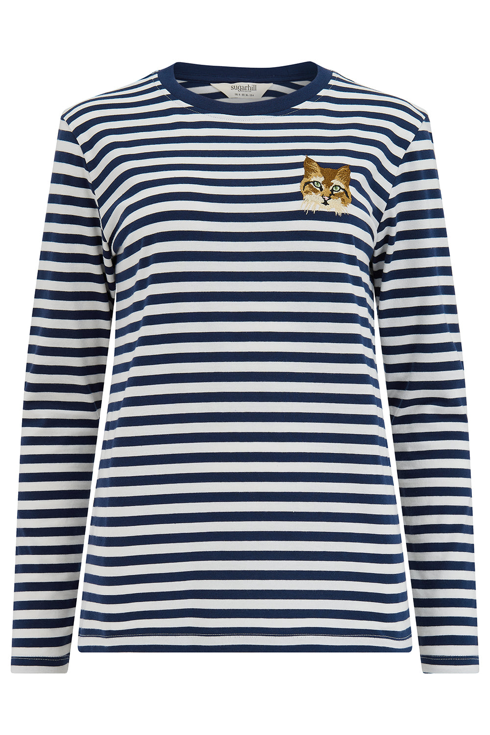 Brunswick Jersey Top - Navy/Off White, Cat