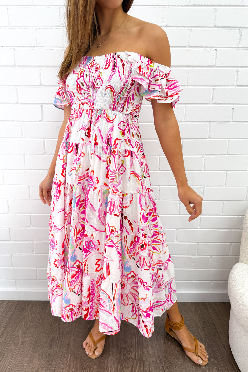 Lyric Dress - Pink Paisley Floral