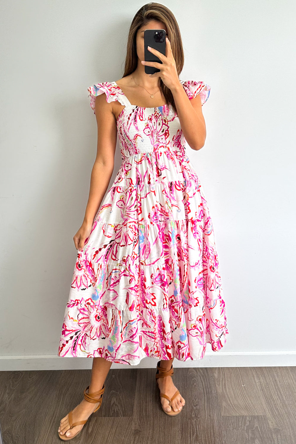 Lyric Dress - Pink Paisley Floral