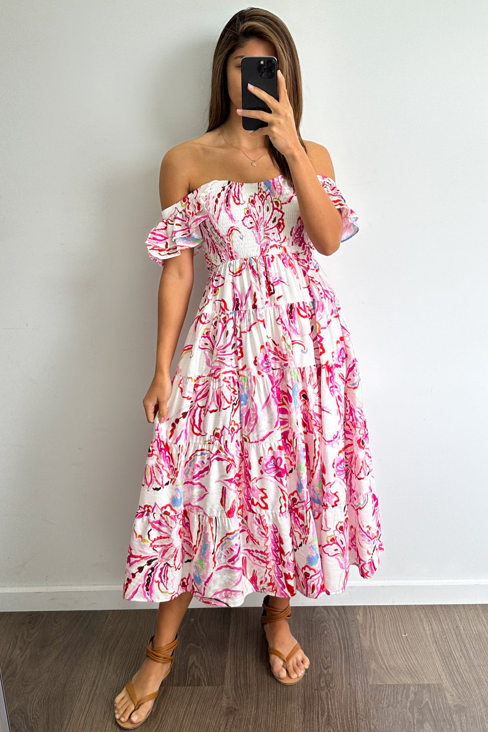 Lyric Dress - Pink Paisley Floral